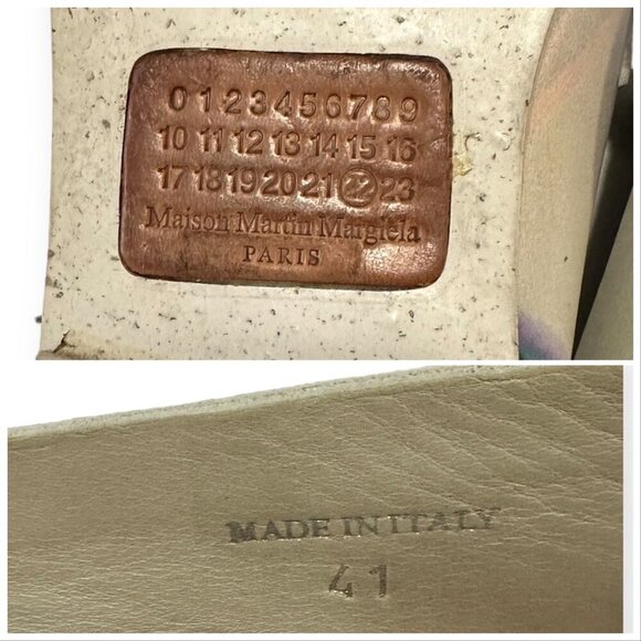 Maison Martin Margiela White 3D Floral Slip on Loafers, Size 41EU - Picture 8 of 12